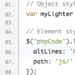 Подсветка кода на сайтах — JavaScript решения