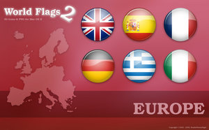 Флаги стран Европы png