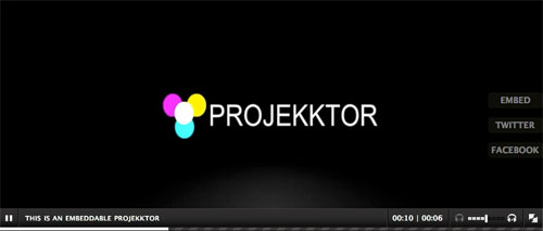 HTML5 видеоплеер: Projekktor