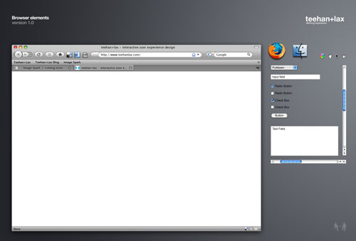 шаблон Mac Firefox 3 и элементы форм